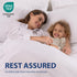 Cathay Home Single Flat Sheet, King (102" x 105"), Cream...