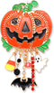 Halloween Brooches for Women Enamel Pumpkin Bat Ghost Candy Corn Charm Brooch Pin Funny Happy Halloween Witchy Hat Cat Spider Skull Dangles Pins H...
