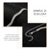 Rhinestone Choker Necklace Silver Crystal Necklaces Fashion Water Ripple Clavicle Chain Party Sparkly Adjustable Chain Jewerly for Women and Girls...