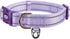 Reflective Nylon Padded Dog Collar Adjustable Soft Pet Collars with Quick Release Buckle for Small Medium Large Dogs (Lavender, 13-19 inch)...