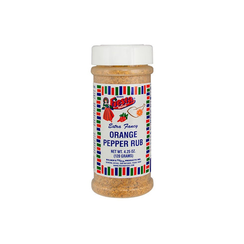 Bolner's Fiesta Extra Fancy Orange Pepper Rub 4.25oz...