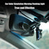 Car Solar Power Simulated Dummy Alarm Warning Anti-Theft LED Flashing Security Light with New USB Port ?Blue?...