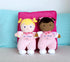 Baby Starters Plush Snuggle Buddy My First Baby Doll, Brunette Eva, darker complexion, 10 inch...