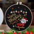 3 pcs christmas embroidery kit,embroidery kit for beginners adults,cross stitch kits with Patterns and Instructions3 Embroidery Hoop 3 Set Embroid...