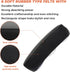 Alpha Rider Motorcycle Rectangular Pillion Passenger Pad Seat 6 Suction Cup For Harley Custom Chopper...