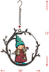 Sunset Vista Designs Rustic Garden Decoration Hanging Garden Decor Outdoor Bouncy Dangler, 13" L, Girl & Ladybug...