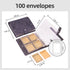 Seed Storage Organizer, 280 Pockets Seed Organizer Binder with 100pcs Sealing Seed Envelopes Garden Seed Organizer Storage Box,Seed Packet Organiz...