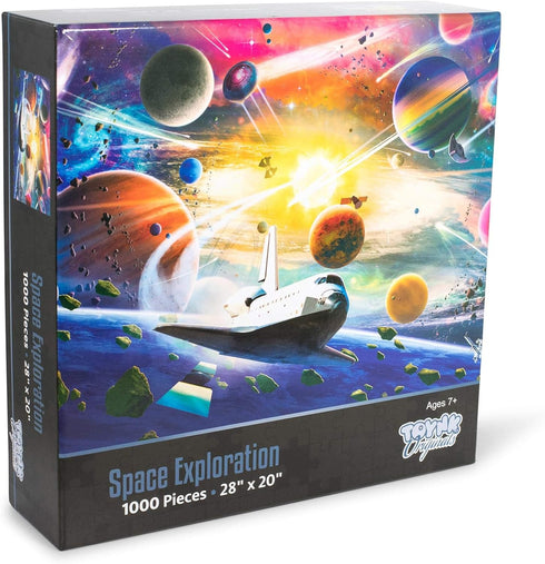 Space Exploration Galaxy Puzzle for Adults and Kids | Difficult 1000 Piece Jigsaw Puzzle Toy | Brain Teaser Challenge for Game Night | Fun Quarant...