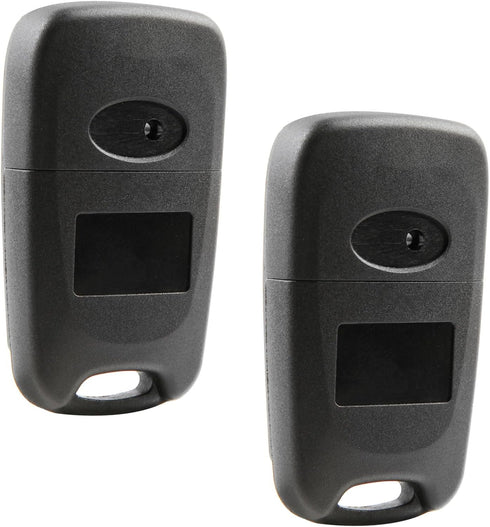 fits 2012-2014 Kia Rio / 2010-2013 Kia Soul Flip Key Fob Remote Case Shell (NYOSEKSAM11ATX), Set of 2...