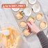 240pcs Metallic Foil Cupcake Liners - Standard Size 2 Inches Paper Muffin Liners, Thick & Sturdy - 6 Colors Baking Cups Cupcake Wrappers, Model BK...