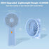 Portable Fan,4 Speed Mini Handheld Fan,15H Cooling Cute Fan,Small Portable Personal Fan with 180° Foldable,Quiet,Rechargeable Mini Fan for Kids Wo...