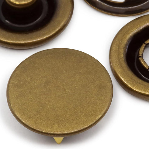 Dritz Long Prong 5/8in Antique Brass Includes Snaps & Tools Fasteners, 5/8", 36 Sets...