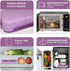 ASYH Bento Box Lunch Box Classic 3 Compartment Bento Box for Adults Ideal Leakproof Lunch Containers with Utensils, Microwave and Dishwasher Safe ...