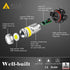Alla Lighting 2800lm PSX24W 2504 LED Fog Light Bulbs 3000K Amber Yellow Xtreme Super Bright COB-72 SMD 12V122766...