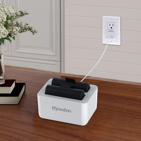 Charging Station Compatible with SimpliSafe Outdoor Camera Battery,Dual Port Charger for SimpliSafe Battery Only...
