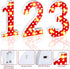 Mouse Birthday Decorations Marquee Light up Number Glowing Mouse Number Sign for 1st 2nd 3rd Boy Girl Kid Birthday Party Decorations Table Centerp...