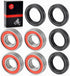 Front Wheel Bearings and Seals Kit For HONDA Recon 250 TRX250TE TRX250TM 1997-2018 TRX200D 1990-1997 TRX350TE TRX350TM 2000-2006...