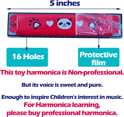 Kids Harmonica Party Favors, 12Pcs Harmonicas for Kids Musical Instrument Toy Gift, 16 Holes Toddlers Harmonica, Kids Party Favors Goodie Bags Stu...