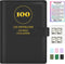 Sooez 100 Envelopes Money Saving Challenge, A5 Savings Challenge Book to Save $5,050, Money Saving Binder with Reusable Tracker, Save Challenge Bo...