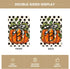 AVOIN colorlife Fall Monogram Letter B Garden Flag Polka Dot Pumpkin 12x18 Inch Double Sided Outside, Small Burlap Family Last Name Initial Yard D...