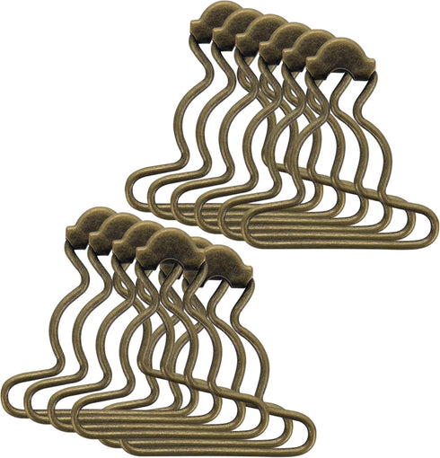 12Pcs Suspender Clips Dungaree Overall Buckles Matal Overall Clasp Replacement 1.5 Inch Overall Clips...