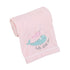 NoJo Under The Sea Whimsy Pink and Blue Narwhals Super Soft Appliqued Baby Blanket...