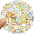 Kawaii Sumikko Sticker 50 Pcs Waterproof, Removable,Lovely,Beautiful,Stylish Teen Stickers, Suitable for Boys and Girls in Water Bottles, laptops,...