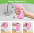 4 Pack Damp Clean Duster Towel Thick Magic Cleaning Streakless Cloths Powerful PVA Sponge Cleaning Rag Reusable Kitchen Scrub Clean Towels for Win...