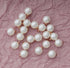 Ruwado 50 Pcs Faux Pearl Beads with Hole Gold Vintage Gold Silver Retro Elegant Kits Supplies for DIY Jewelry Making Dangle Earrings Necklace Brac...