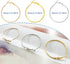 60Pcs Hoop Earring Findings Stainless Steel Earrings Beading Round Earrings Hypoallergenic Hoop Earrings Open Beading Hoop for Jewelry Making DIY ...