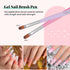 Beetles Gel Nail Brush, 7Pcs Nail Art Brushes, Nail Art Tips Nail Brushes for Nail Art Nail Painting Brush Pen Set for Home and Salon Use Decorati...