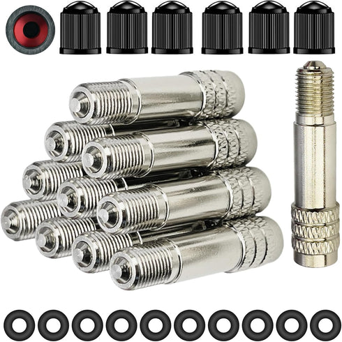 Valve Stem Extenders,4CM Valve Stem Extensions Caps High Pressure Inflate/Flow Through Valve Stem Caps Tire Caps for High Pressure Cars, Trucks, T...