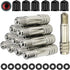 Valve Stem Extenders,4CM Valve Stem Extensions Caps High Pressure Inflate/Flow Through Valve Stem Caps Tire Caps for High Pressure Cars, Trucks, T...