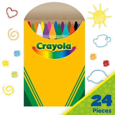 Eureka Crayola Let Your Colors Shine Classroom Bulletin Board Set for Teachers, 24 Pieces...