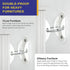 4our Kiddies 10 Pack Furniture Anchors for Baby Proofing, Anti Tip Furniture Wall Anchors, Secure 400 Pounds Cabinet, Bookcase, Dresser to Wall, E...