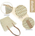 Straw Beach Bag for Women Large Straw Tote Bag with Zipper Summer Woven Bag Beach Travel Casual Straw Shoulder Bags...