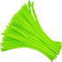 100 Pieces Fuzzy Chenille Stems Pipe Cleaners for Arts and Crafts (Light Green)...
