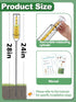 MADHOLLY Rain Gauge Outdoor - 7" Freeze-Proof Rain Gauges for Yard, Large Numbers, Easy to Read- Decorative Rain Measure Gauge with Metal Stake fo...