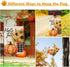 Hello Fall Pumpkin Garden Flag Vertical Double Sided 12x18 Inch Small Yard Flag Thanksgiving Autumn Burlap Yard Seasonal Holiday Outdoor Decor...