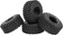 4PCS HIRCQOO 1.0" SCX24 Rubber Crawler Mud Terrain Micro Rubber Tire Compatible with Axial 1/24 Gladiator Bronco B17 C10 JLU Deadbolt RC Crawler C...