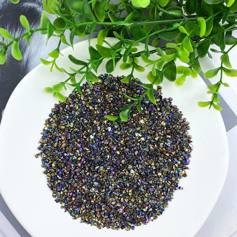 Crushed Glass Irregular Metallic Chips 100g Sprinkles Chunky Glitter for Nail Arts Craft Resin DIY Mobile Phone Case Vase Fillers Jewelry Making H...