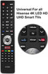 EN-33926A Remote Control Compatible with Hisense EN-33926A for Hisense Smart TV 32K20DW 32K20W 40K366WN 50K610GWN 55K610GWN 40H5 XV5849 32H5B 40H5...