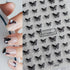 2 Sheets Butterfly Nail Art Stickers 3D Summer Nail Art Design Black Blue Butterfly Nail Designs 3D Butterfly Sticker Manicure Sliders Nail Art Su...