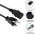 3 Prong Power Cord Replacement for for Viewsonic PJ452 PJD5155 VX2452MH N1930W VA2759-SMH VA2033-LED DiamaniDuo Optiquest Q9 Projector Monitor Pow...