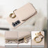 Furiet Wallet Case for Samsung Galaxy S21 5G 6.2 inch with Shoulder Strap Ring Buckle, Luxury PU Leather Zipper Flip Organ Purse, Credit Card Hold...