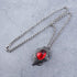 Game Devil May Cry Dante's Amulet Necklace Red Crystal Pendant Present for Men Women...