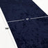 Koyal Wholesale Velvet Table Runner - Extra Long, Farmhouse Style, Velvet Linen (19 x 120-Inch, Navy Blue)...