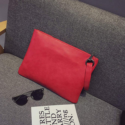 Oversized Clutch Bag Purse and Handbag Womens Large PU Leather Evening Wristlet Handbags...