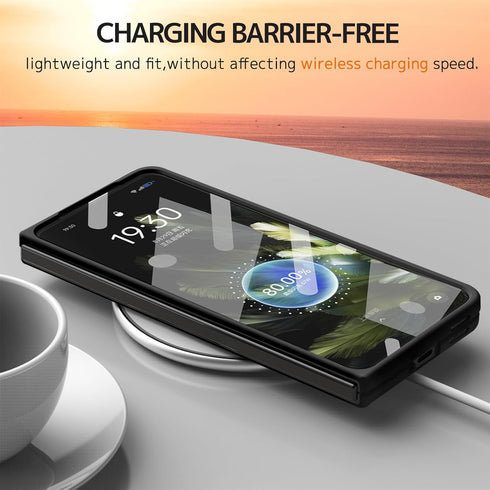 NINKI Compatible OnePlus Open Case with Screen Protector,Hard Shockproof Cover Camera Protective Cover for OnePlus Open Slim Case,OnePlus Open Pho...