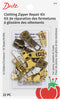 Dritz Clothing Zipper Repair Kit, 22 Count of Assorted Sliders & Stops...